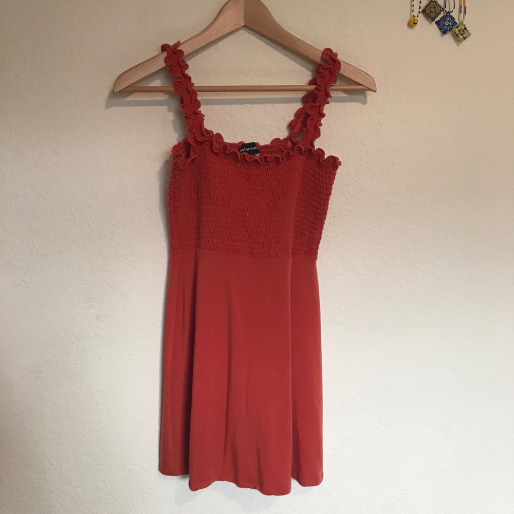 Reformation Orange/Red summer dress